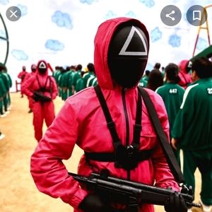 Squid Games Boiler Suit size sm mens but could fit tomedium or large